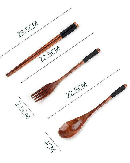 Sleek Wooden Utensils Set for Effortless Gourmet Cooking