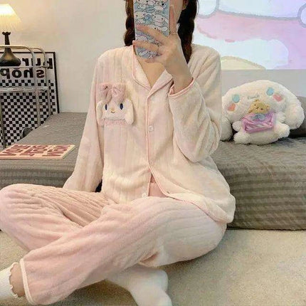 Charming Sanrio Hello Kitty Cosplay Pajama Set for Cozy Nights