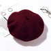 Elegant Wool French Beret Hat - Timeless Fashion Accessory for Women