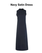 Navy Satin dress