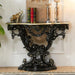 Elegant Vintage European Console Table with Storage - Stylish Entryway Cabinet