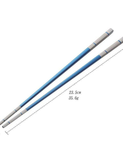 Eco-Friendly Reusable Stainless Steel Chopsticks for Asian Cuisine