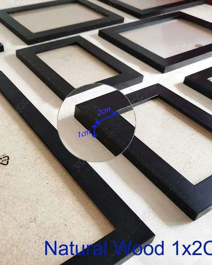 Timeless Family Memories Wooden Photo Frame Collection - 10 Piece Set