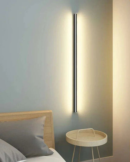 Sleek Scandinavian LED Wall Sconce with Customizable Lighting Options