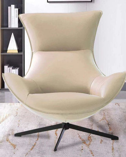Scandinavian Leather Lounge Chair: A Stylish Seating Solution for Modern Comfort