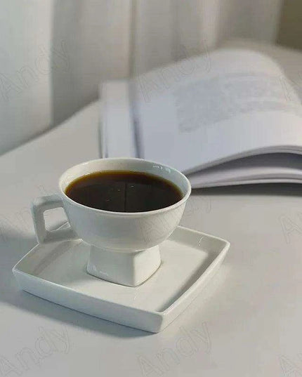 Chic European Ceramic Mug Set for Contemporary Home and Office Elegance