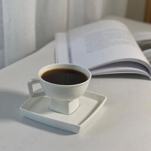 Chic European Ceramic Mug Set for Contemporary Home and Office Elegance