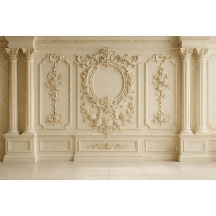 Retro European Palace Photography Backdrop – 13 Designs, Vinyl & Polyester