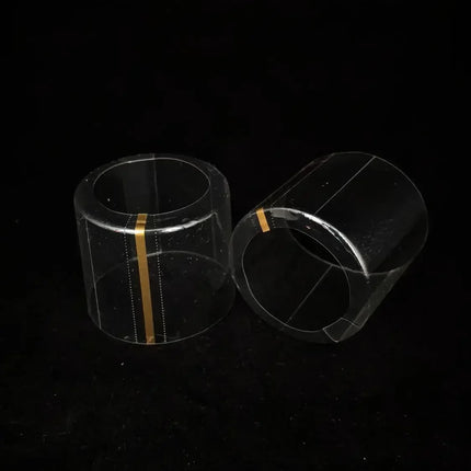 HARDIRON 100pcs Gold Striped Heat Sealing Film for Glass Bottles