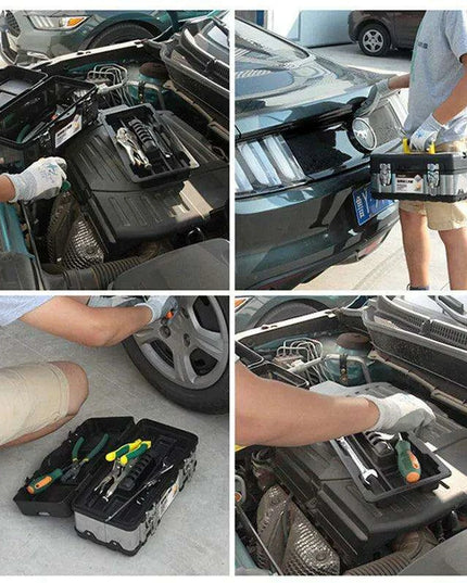 Heavy-Duty Stainless Steel Tool Storage Box for Professionals