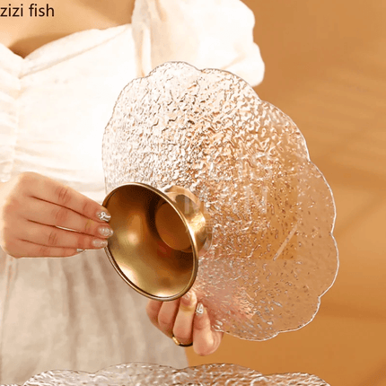 Exquisite Elevated Glass Serving Platters: Enhance Your Dining Experience