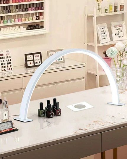 U-Shaped LED Nail Salon Lamp for Enhanced Beauty and Eye Comfort