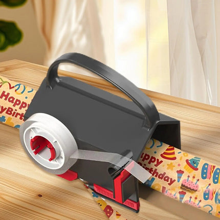 Paper Roll Cutter with Slide Rail & Ergonomic Handle — Gift Wrapping & Crafts
