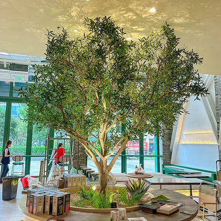 1822003 Simulation Olive Tree Large on-the-Ground Green Plant Landscape Bionic Fake Trees Decorative Showcase Landscape 1822003-simulation-olive-tree-large-on-the-ground-green-plant-landscape-bionic-fake-trees-decorative-showcase-landscape