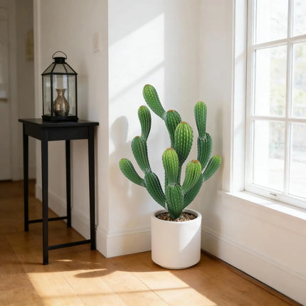 Artificial Cactus Plant Tall UV Resistant Faux Cactus Realistic Textur