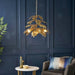 Luxurious Silver Leaf Chandelier: An Artistic Masterpiece for Elegant Interiors