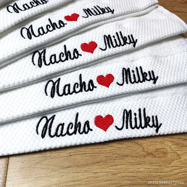Custom Embroidery Cotton Bath Towel - Soft, High Quality