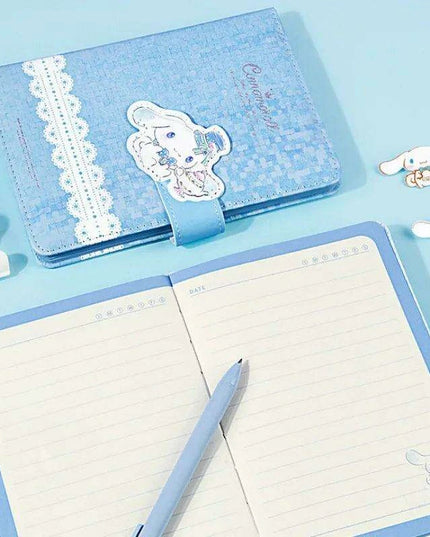 Charming Cinnamoroll Anime Journal with Secure Magnetic Snap Closure