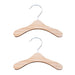 10-Piece Wooden Dog Clothing Hangers - Sturdy and Lightweight Pet Apparel Organizers