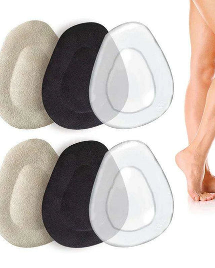 Premium Silicone Gel Forefoot Cushions - High Heel Pain Relief & Anti-Slip Inserts for Plantar Fasciitis Support