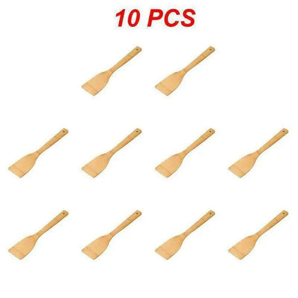 Sustainable Bamboo Cooking Utensil Collection - Essential Kitchen Tool Set