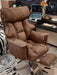 Sleek Nordic Leather Ergonomic Recliner - The Perfect Blend of Comfort for Gaming and Leisure