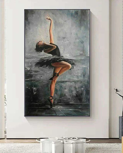 Graceful Ballet Dancer Canvas Art for Elegant Home Decor