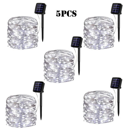 Shop1102743347 32M Solar LED Fairy String Lights - Waterproof & Twinkl