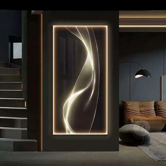 Luxe Crystal and Aluminum LED Wall Sconce with Porcelain Detailing