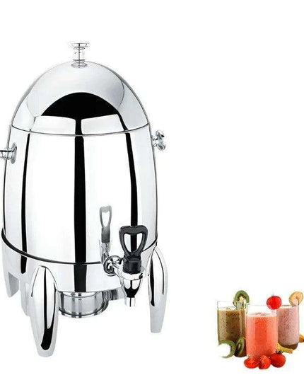 Elegant Gold Triple-Tank Beverage Dispenser Set for Premium Event Catering