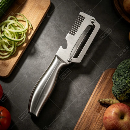 SUTUO Stainless Steel Multi-Function Vegetable Peeler with Non-Slip Ha