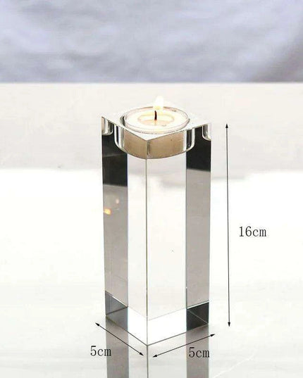 Elegant K9 Crystal Tealight Holders – Enhance Your Home Decor and Special Occasions