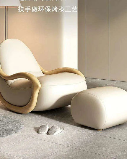 Elegant Leather Recliner Chair for Ultimate Relaxation and Gaming