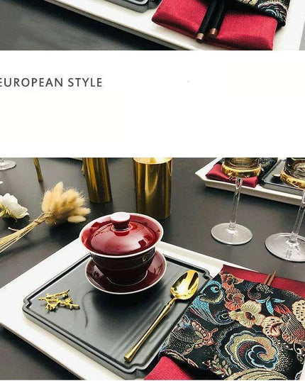 Luxury Botanical Porcelain Dining Set for Elegant Occasions