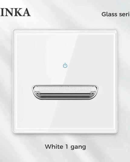 Elegant LED Crystal Glass Light Switch Panel - Versatile Multi-Gang Control System