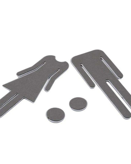 Chic Unisex Restroom Signage for Modern Bathroom Decor