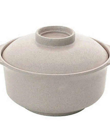 Sustainable Japanese Noodle Bowls with Lids - Elegant Containers for Soup and Rice Enjoyment