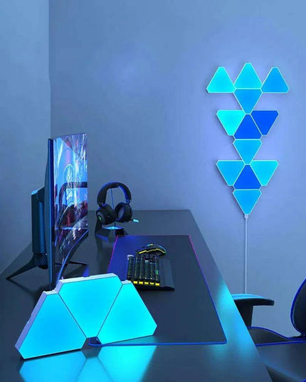 Bluetooth-Controlled RGB Music-Responsive LED Wall Light - Elevate Your Home Ambiance