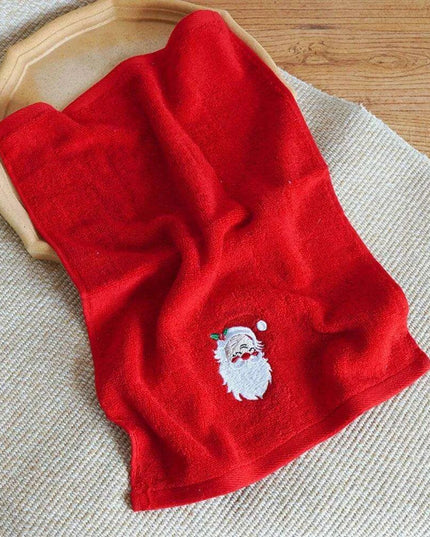 Christmas Cheer Cotton Towel Set - 3-Piece Bundle for Home and Kitchen Decor