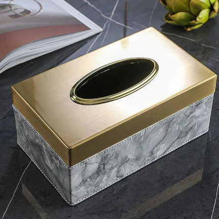 Chic Leather Tissue Holder - A Touch of Luxury for Your Home
