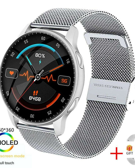 Stylish Women's Fitness Smartwatch with Multi-Function Features and Health Monitoring