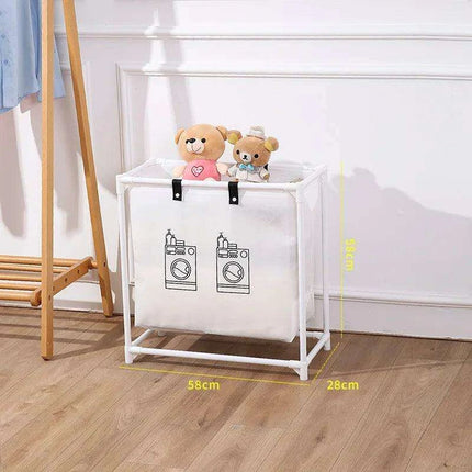 Laundry Organization System with Foldable Multi-layer Grid Design