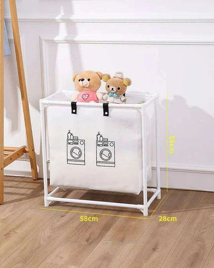 Laundry Organization System with Foldable Multi-layer Grid Design