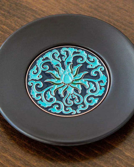 Serene Zen-Style Kung Fu Tea Coasters - Stylish Heat-Resistant Mats for Enhanced Beverage Experience
