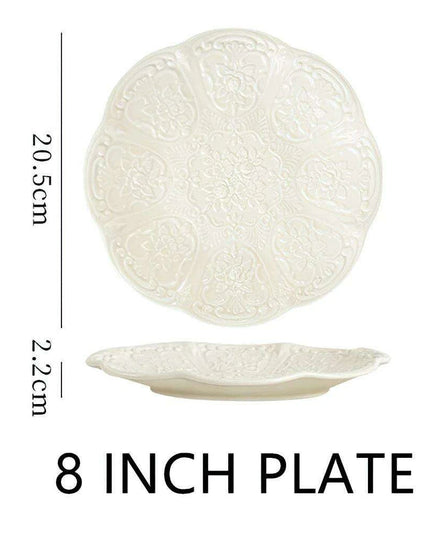 Elegant Palace Relief Ceramic Tea and Coffee Collection for Discerning Connoisseurs