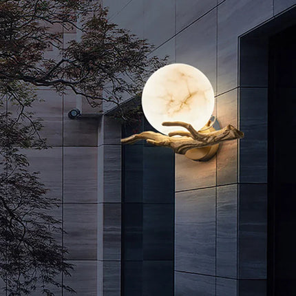ZAOXI Italian Marble Waterproof LED Wall Lamp for Outdoor Garden