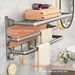 Gunmetal Gray Triple Folding Space Aluminum Bathroom Towel Rack