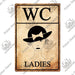 Vintage Charm Toilet Wall Art for Quirky Bathroom Decor