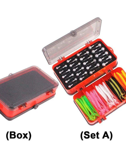 Premium Bass and Trout Fishing Tackle Box - High-Quality Hooks, Soft Bait, and Accessories for Anglers