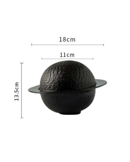 Elegant Artisan Ceramic Bowl Set with Lid and Rock Texture for Gourmet Dining